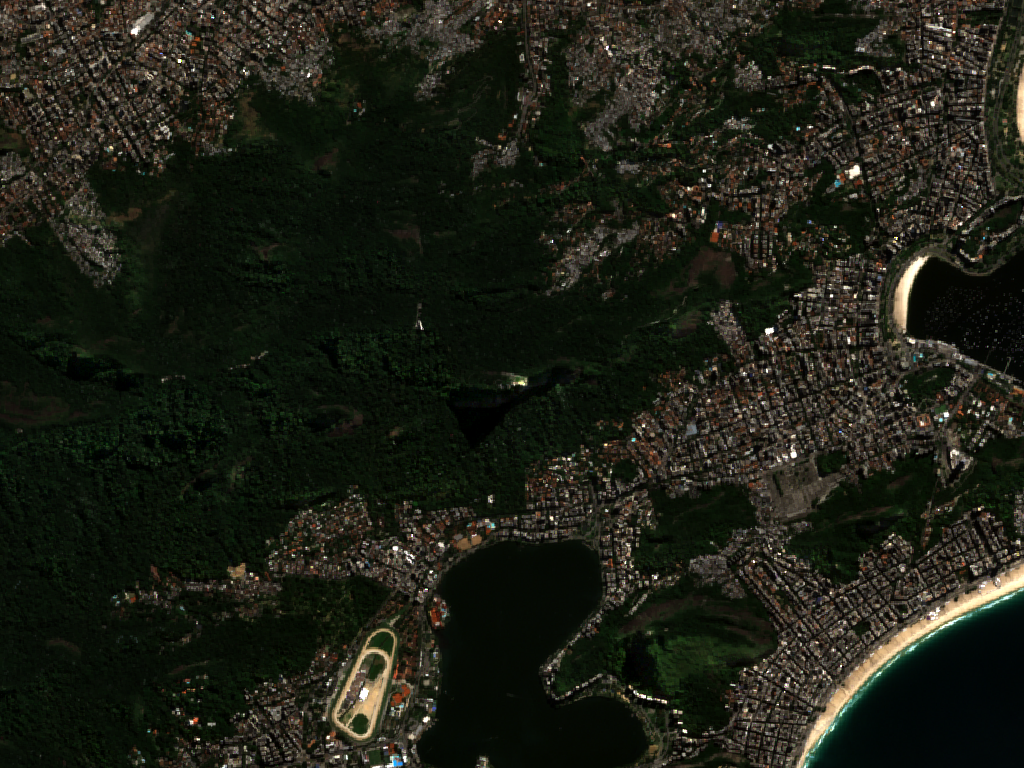Cristo Redentor e Guanabara — Recorte próximo
